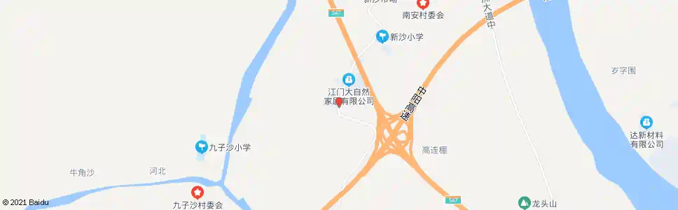 江门东环沙_公交站地图_江门公交_妙搜公交查询2025