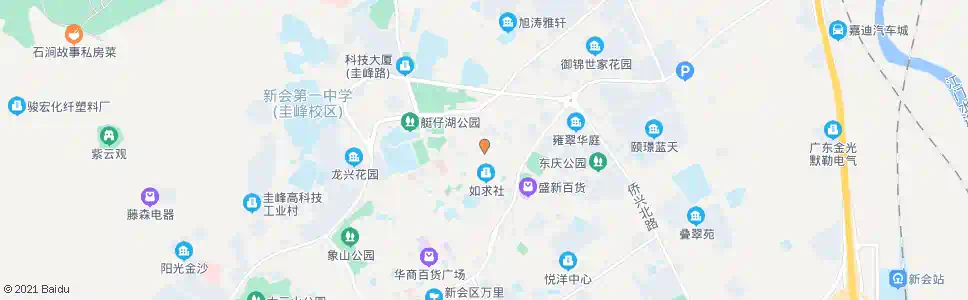 江门新丰宇制衣厂站_公交站地图_江门公交_妙搜公交查询2025