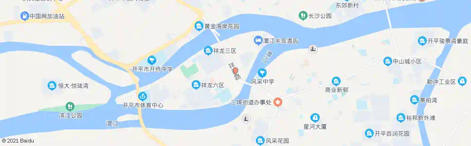 江门祥荻桥头站_公交站地图_江门公交_妙搜公交查询2025