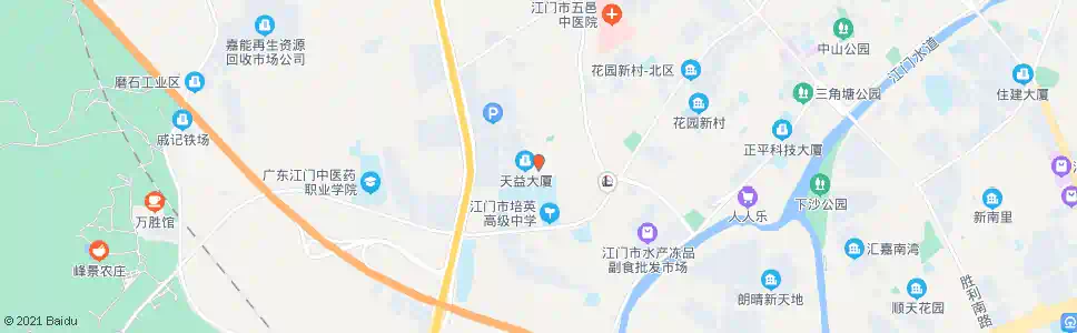 江门培英高中3_公交站地图_江门公交_妙搜公交查询2025
