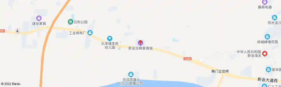 江门新会古典家具城_公交站地图_江门公交_妙搜公交查询2025