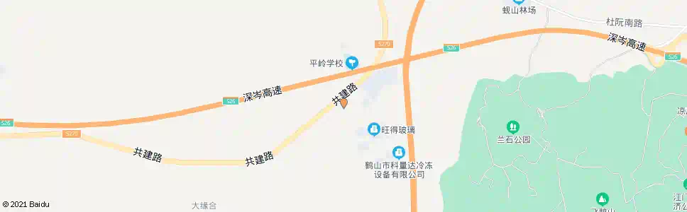 江门平岭村路口_公交站地图_江门公交_妙搜公交查询2025