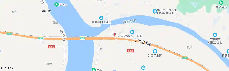 江门白藤桥脚南_公交站地图_江门公交_妙搜公交查询2025