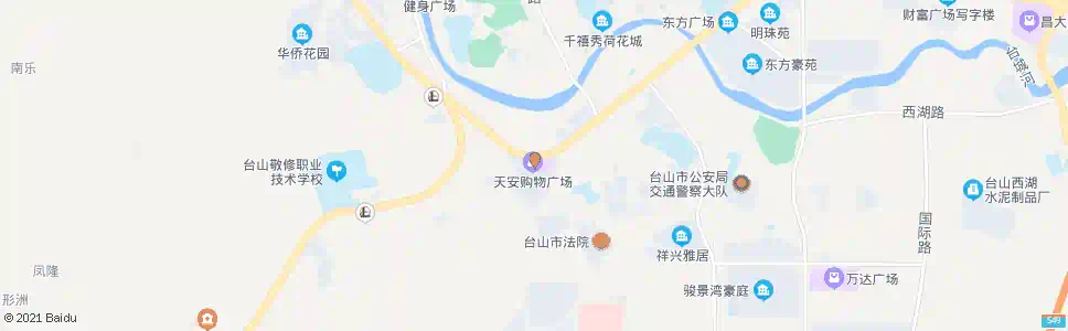 江门中环广场_公交站地图_江门公交_妙搜公交查询2025