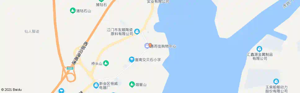 江门崖南车站_公交站地图_江门公交_妙搜公交查询2025