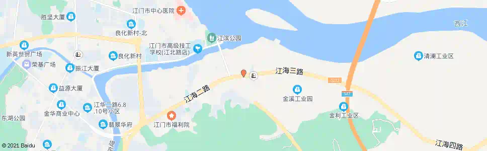 江门电化厂_公交站地图_江门公交_妙搜公交查询2025