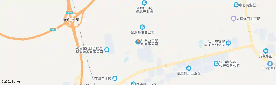 江门万丰摩托_公交站地图_江门公交_妙搜公交查询2025