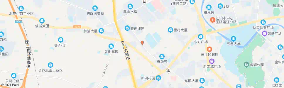 江门金雅居_公交站地图_江门公交_妙搜公交查询2025