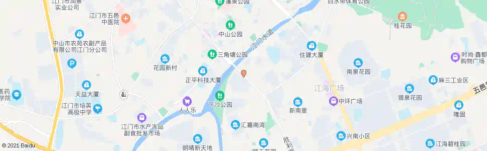 江门星海湾_公交站地图_江门公交_妙搜公交查询2025