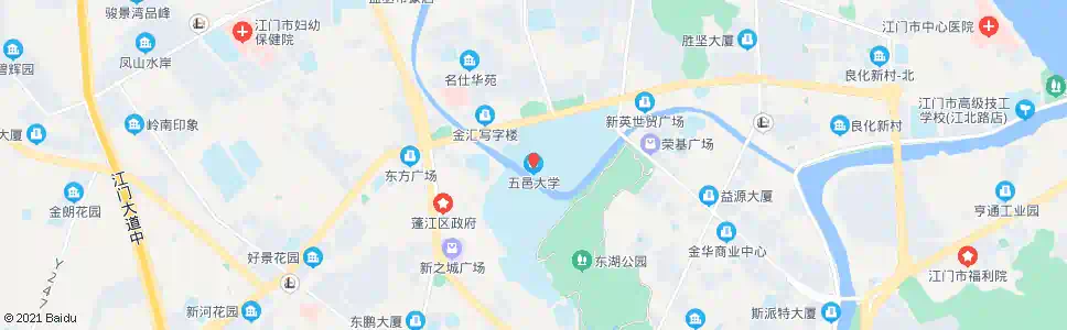 江门五邑大学_公交站地图_江门公交_妙搜公交查询2025