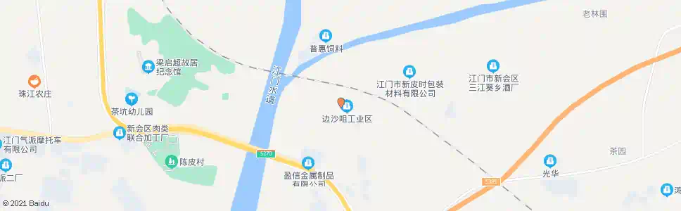 江门边沙咀_公交站地图_江门公交_妙搜公交查询2025