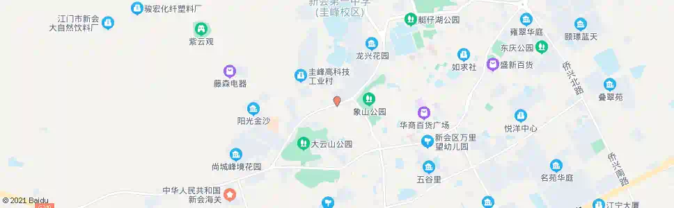 江门城西车站_公交站地图_江门公交_妙搜公交查询2025