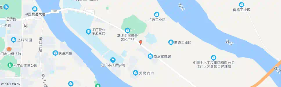 江门潮连派出所_公交站地图_江门公交_妙搜公交查询2025