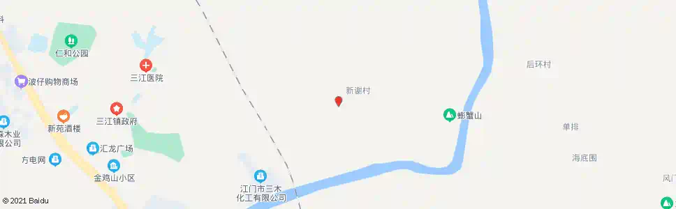 江门新村_公交站地图_江门公交_妙搜公交查询2025