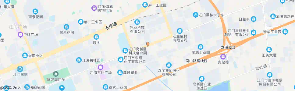 江门新光路_公交站地图_江门公交_妙搜公交查询2025
