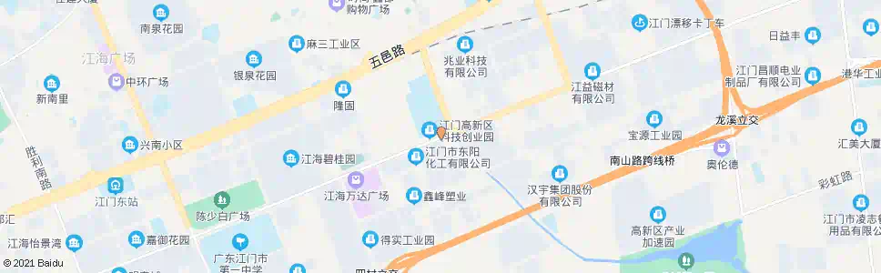 江门高新区管委会_公交站地图_江门公交_妙搜公交查询2025
