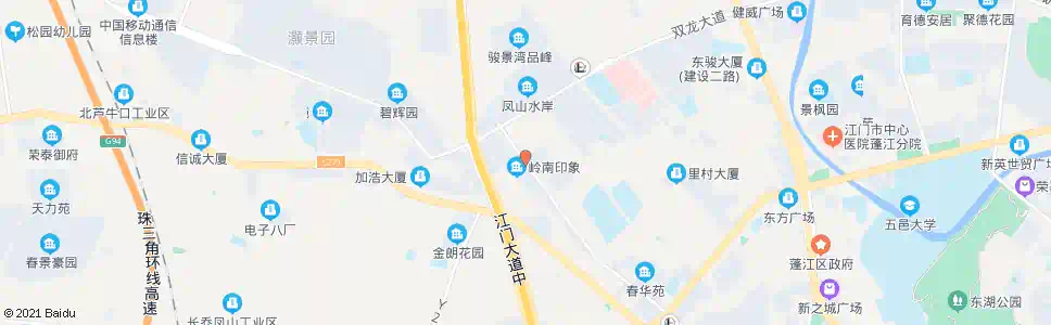 江门市武警支队_公交站地图_江门公交_妙搜公交查询2025