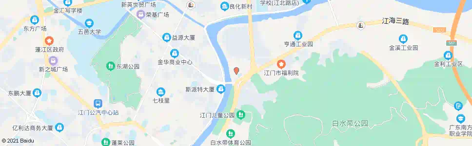 江门演艺中心_公交站地图_江门公交_妙搜公交查询2025