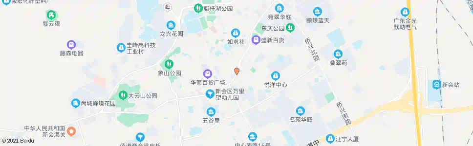 江门新会公安局_公交站地图_江门公交_妙搜公交查询2025