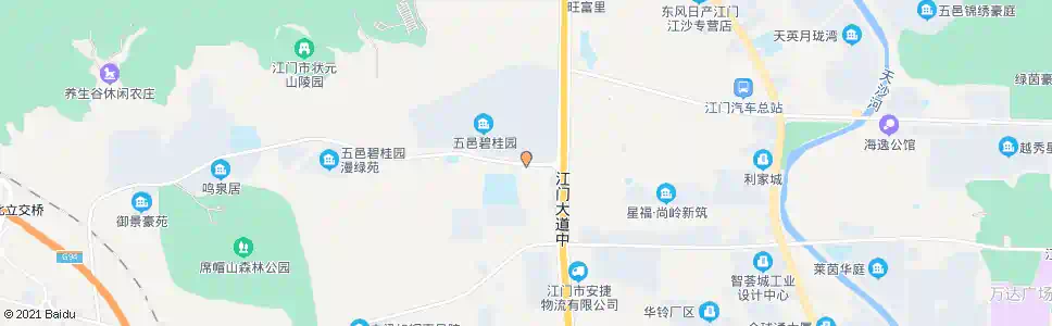 江门群星路口_公交站地图_江门公交_妙搜公交查询2025
