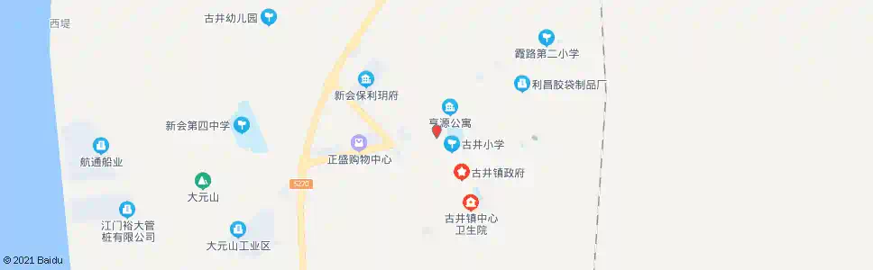 江门古井圩_公交站地图_江门公交_妙搜公交查询2025