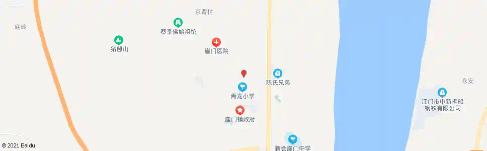 江门崖西车站_公交站地图_江门公交_妙搜公交查询2025