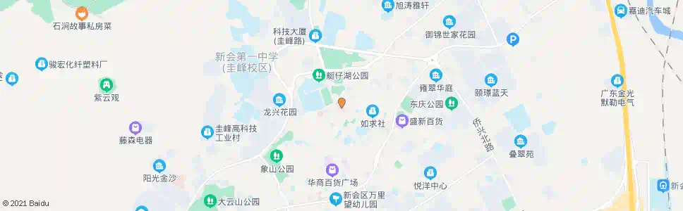 江门新会中医院_公交站地图_江门公交_妙搜公交查询2025
