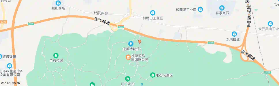 江门翠湖山庄_公交站地图_江门公交_妙搜公交查询2025