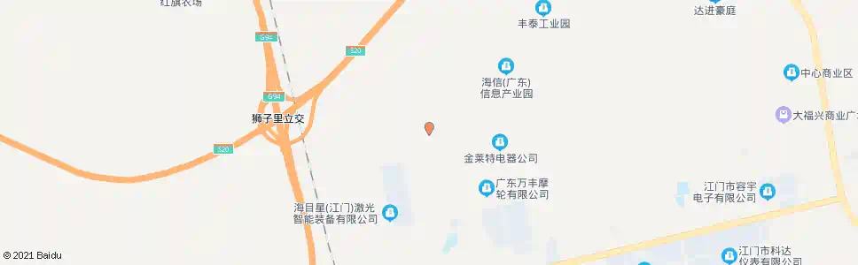 江门海信公司_公交站地图_江门公交_妙搜公交查询2025