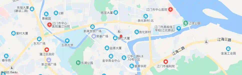 江门炮台北路_公交站地图_江门公交_妙搜公交查询2025