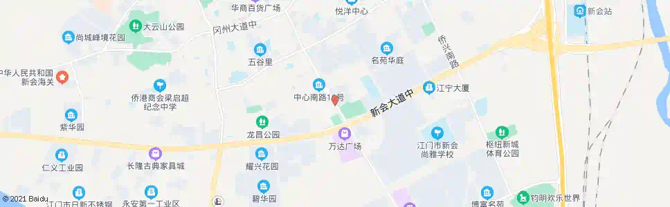 江门名人广场_公交站地图_江门公交_妙搜公交查询2025