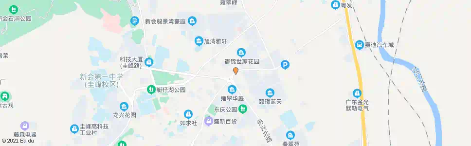 江门大光明_公交站地图_江门公交_妙搜公交查询2025
