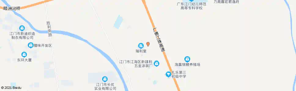 江门向前村_公交站地图_江门公交_妙搜公交查询2025