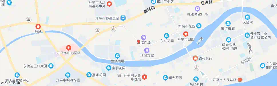 江门幸福市场站_公交站地图_江门公交_妙搜公交查询2025