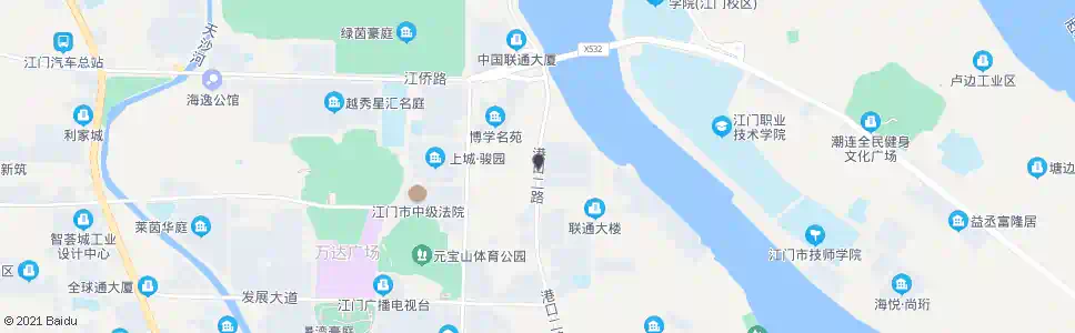 江门金海湾_公交站地图_江门公交_妙搜公交查询2025