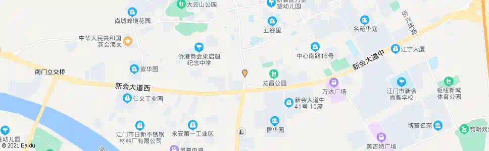 江门鸾岗坊_公交站地图_江门公交_妙搜公交查询2025