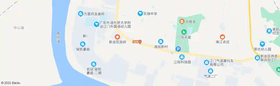 江门新会文昌花园_公交站地图_江门公交_妙搜公交查询2025