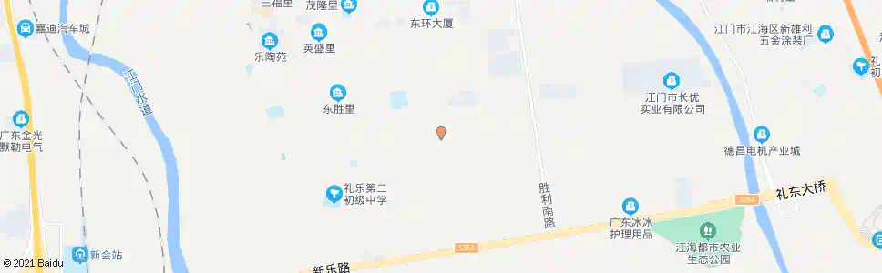 江门英北村_公交站地图_江门公交_妙搜公交查询2025