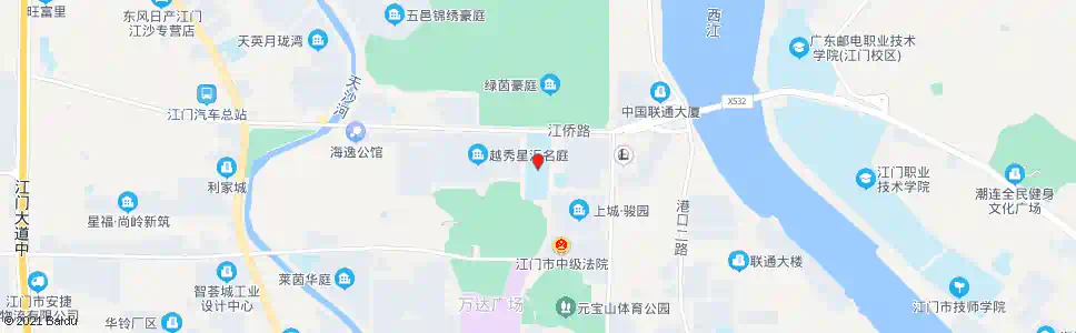 江门紫茶小学_公交站地图_江门公交_妙搜公交查询2025