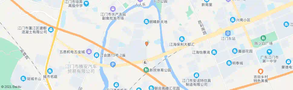 江门文昌花园2_公交站地图_江门公交_妙搜公交查询2025