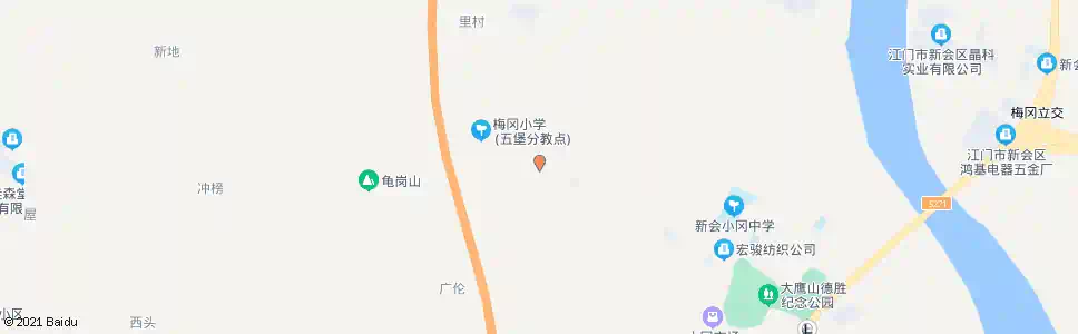 江门六里村_公交站地图_江门公交_妙搜公交查询2025