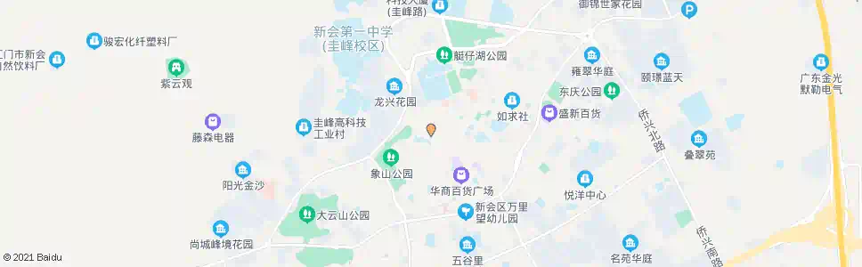 江门炼丹井_公交站地图_江门公交_妙搜公交查询2025