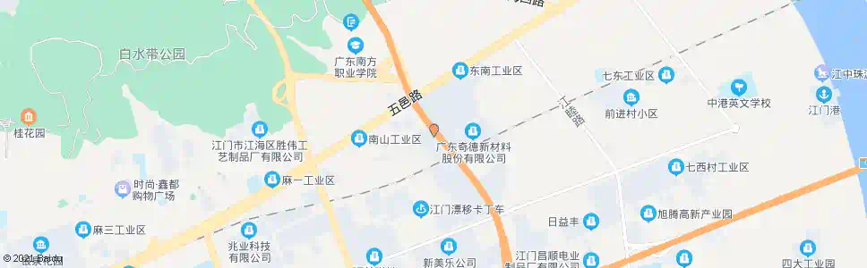 江门安基工业_公交站地图_江门公交_妙搜公交查询2025