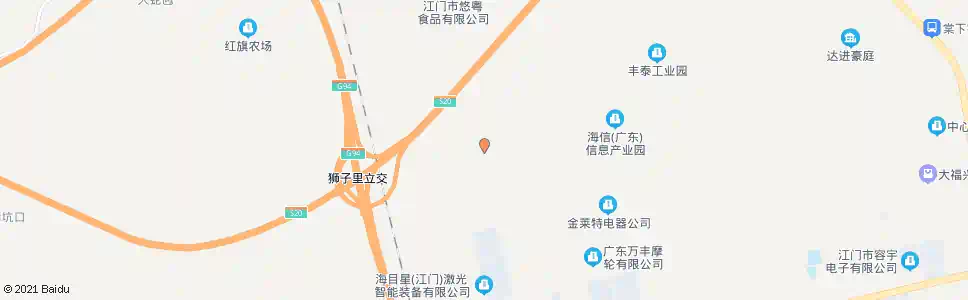 江门海信宿舍_公交站地图_江门公交_妙搜公交查询2025