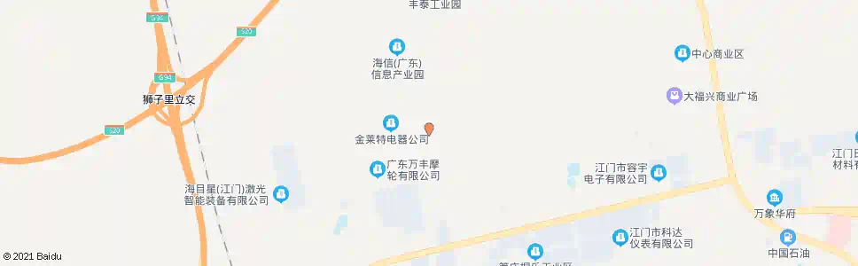 江门金莱特公司_公交站地图_江门公交_妙搜公交查询2025