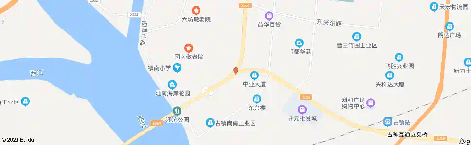 江门古镇加油站_公交站地图_江门公交_妙搜公交查询2025