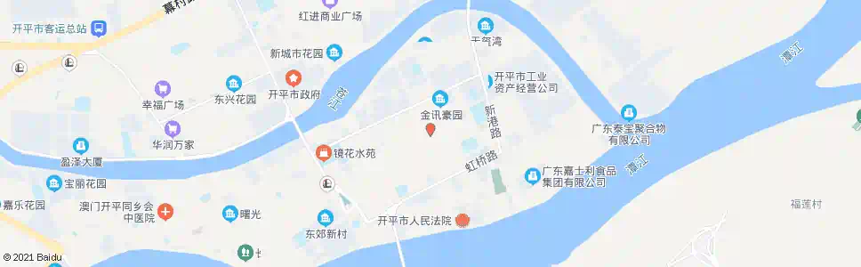 江门银海市场站_公交站地图_江门公交_妙搜公交查询2025