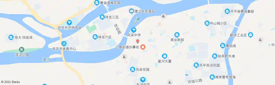 江门三埠区府站_公交站地图_江门公交_妙搜公交查询2025