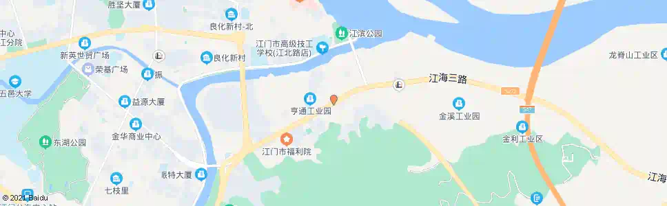 江门北街村_公交站地图_江门公交_妙搜公交查询2025