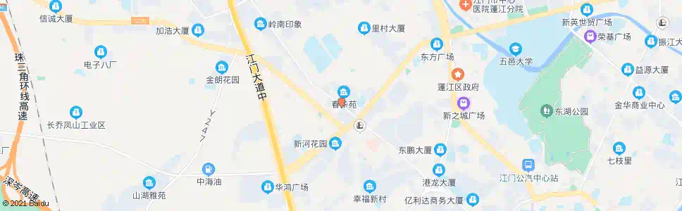 江门东风乡_公交站地图_江门公交_妙搜公交查询2025